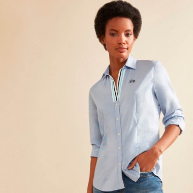 Camisa Ria Azul claro