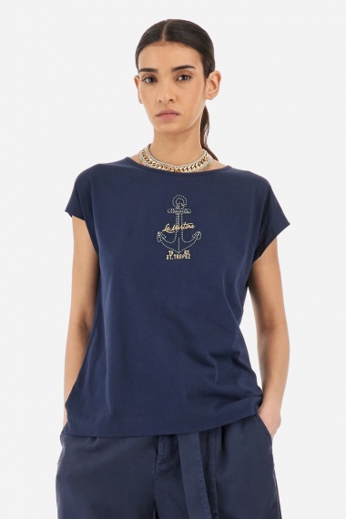Camiseta Yacintha Navy