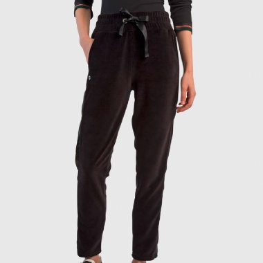 Pantalón oscuro lazo cintura