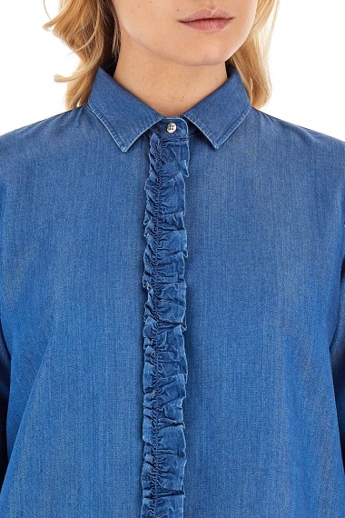Camisa Wellda Medium Indigo Denim