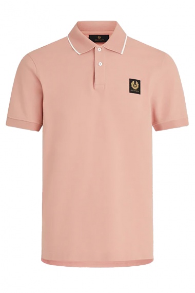 Polo Tipped Rust Pink