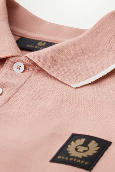 Polo Tipped Rust Pink