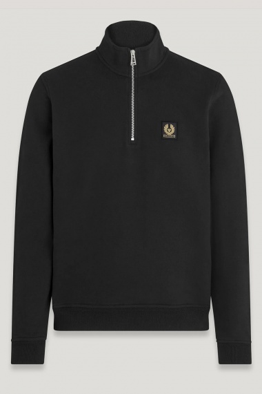 Sudadera Belstaff Quarter Zip Black