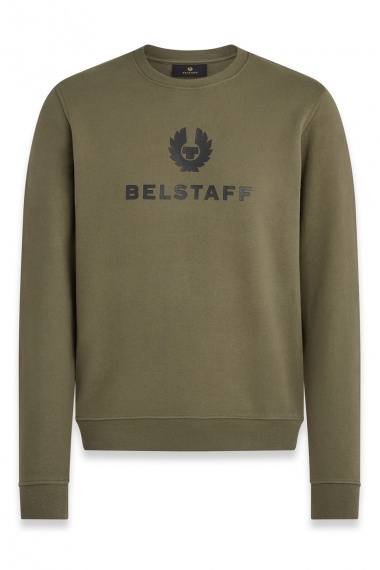 Sudadera Signature Crewneck True Olive