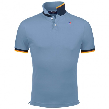 Polo Vicent azul cerúleo