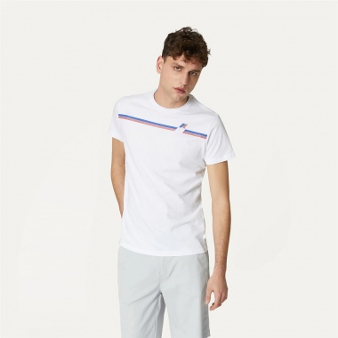 Camiseta Odom Logo Stripes White