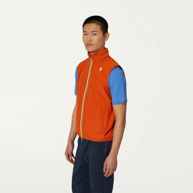 Chaleco Valen Stretch Dot Orange