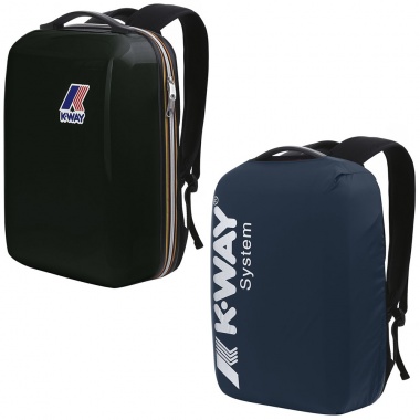 Mochila negro forro marino