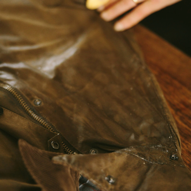 Chaqueta encerada